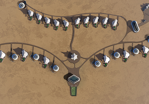 Self driving Smart Tourism Sharing Camp